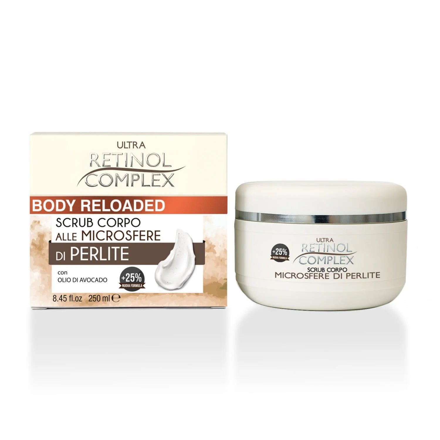 RETINOL COMPLEX SCRUB CORPO ALLE MICROSFERE DI PERLITE 250ML
