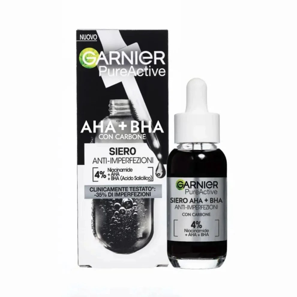 GARNIER AHA + BHA CARBONE SIERO ANTI-IMPERFEZIONI 30ML