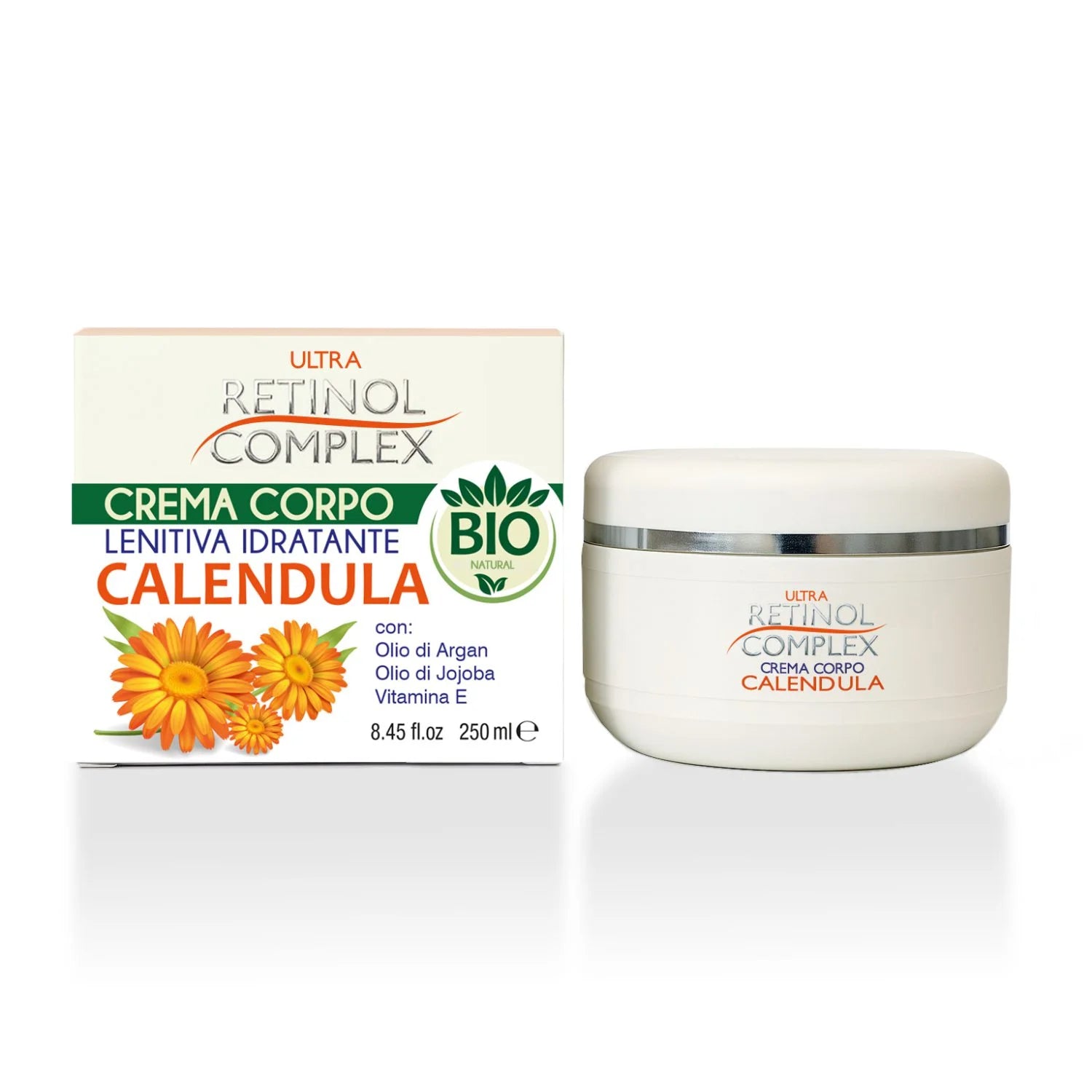 RETINOL COMPLEX CREMA CORPO LENITIVA IDRATANTE CALENDULA 250ML
