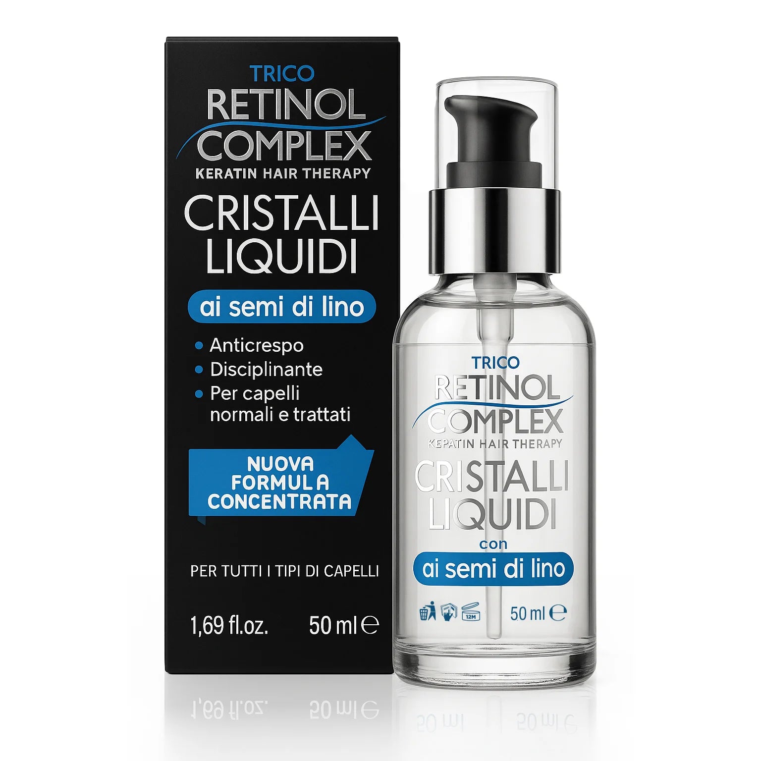RETINOL COMPLEX CRISTALLI LIQUIDI AI SEMI DI LINO 50ML
