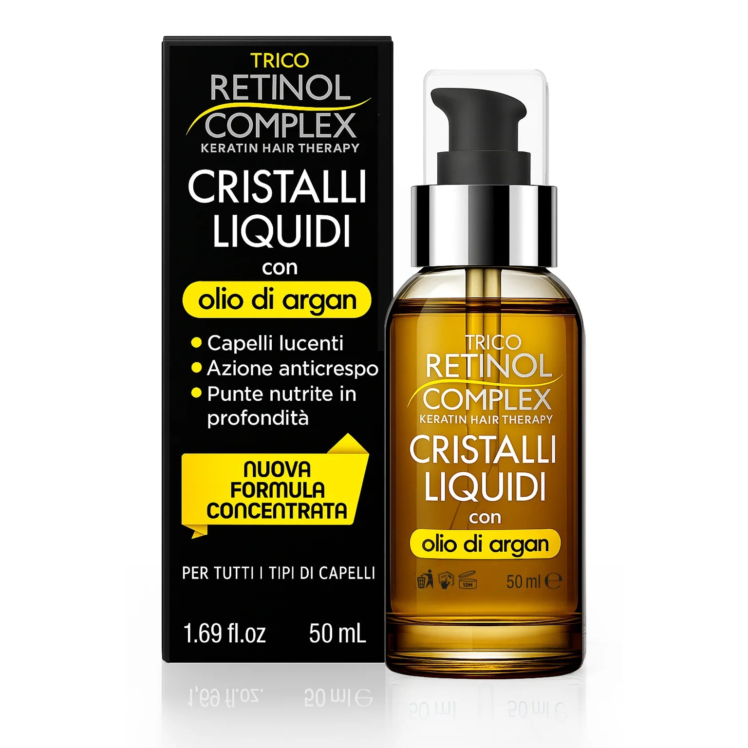 RETINOL COMPLEX CRISTALLI LIQUIDI CON OLIO DI ARGAN 50ML