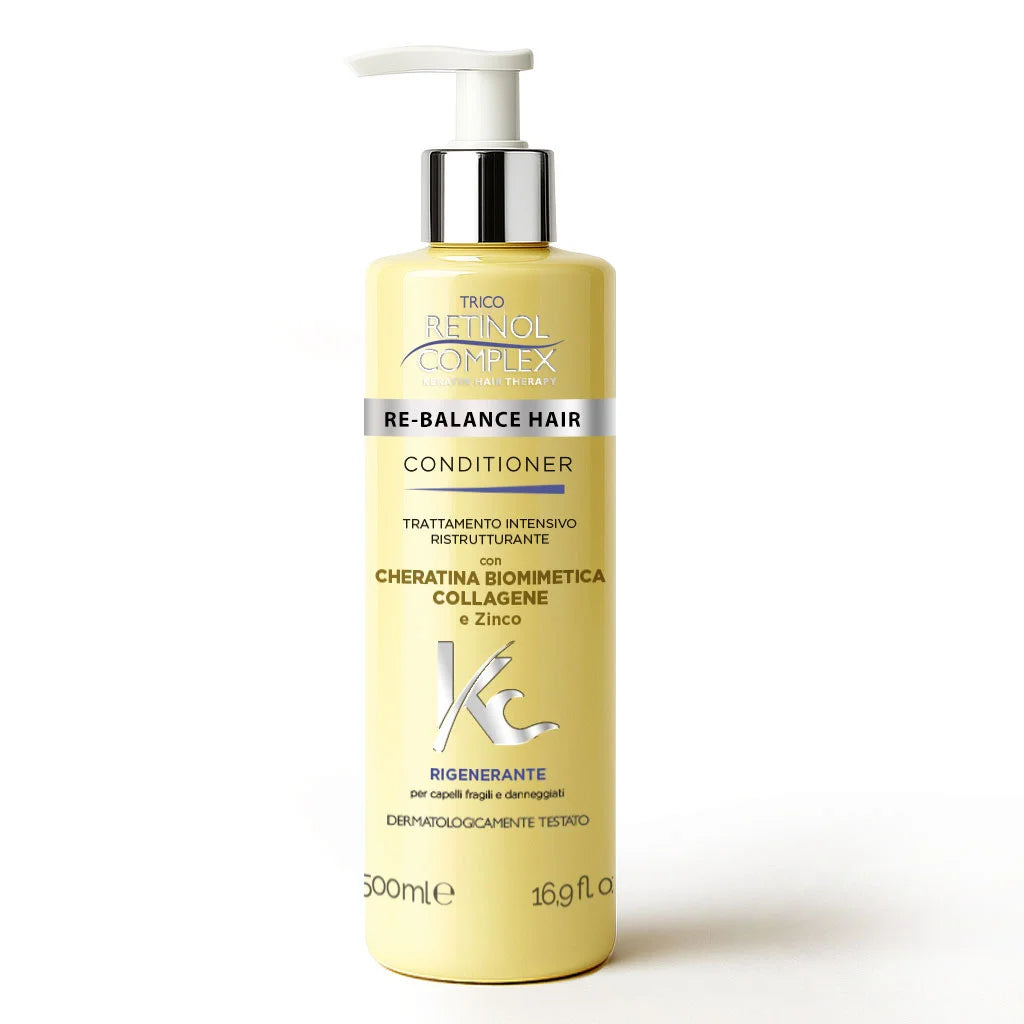 RETINOL COMPLEX CONDITIONER RISTRUTTURANTE CON CHERATINA BIOMIMETICA COLLAGENE 500ML