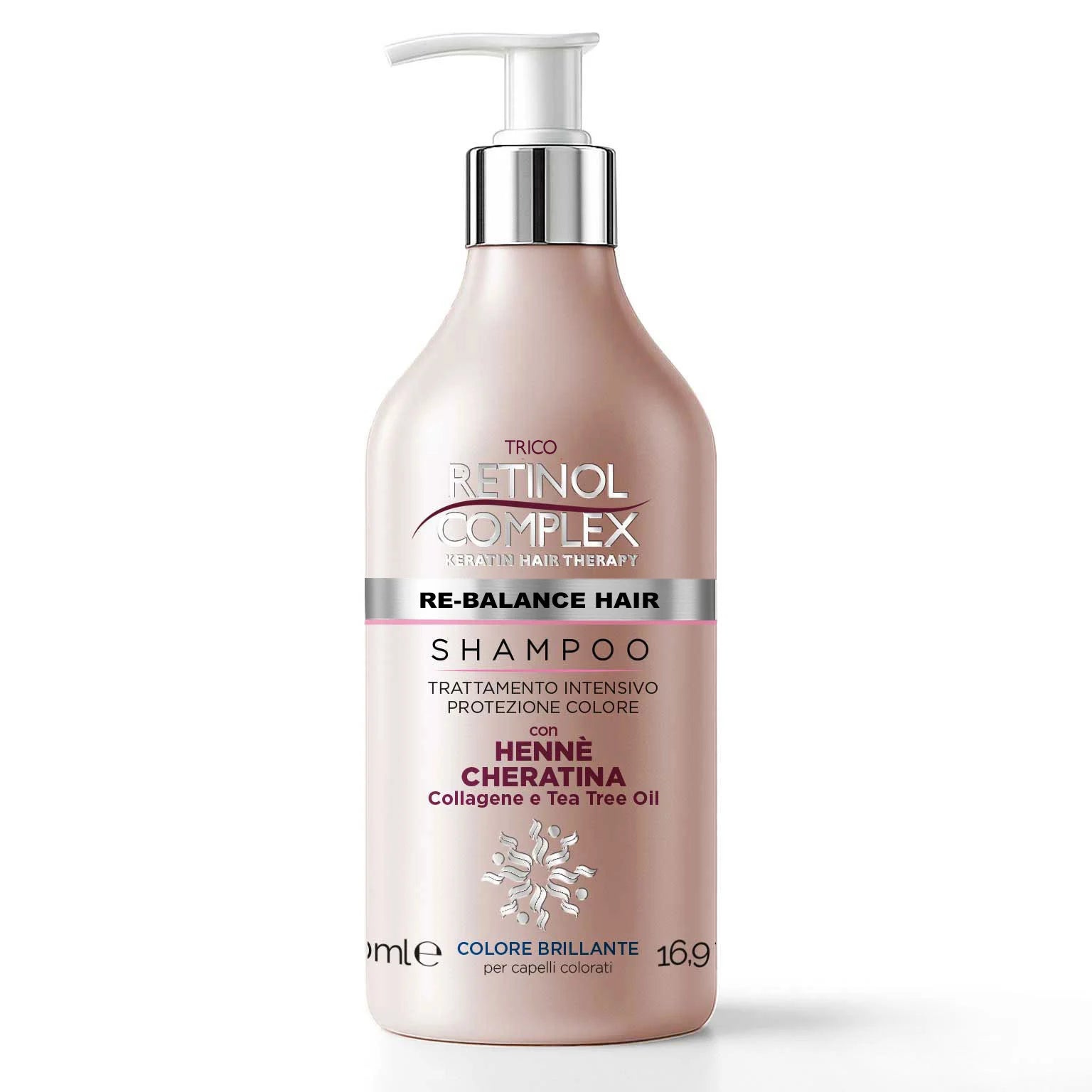 RETINOL COMPLEX SHAMPOO PROTEZIONE COLORE CON HENNE' CHERATINA 500ML
