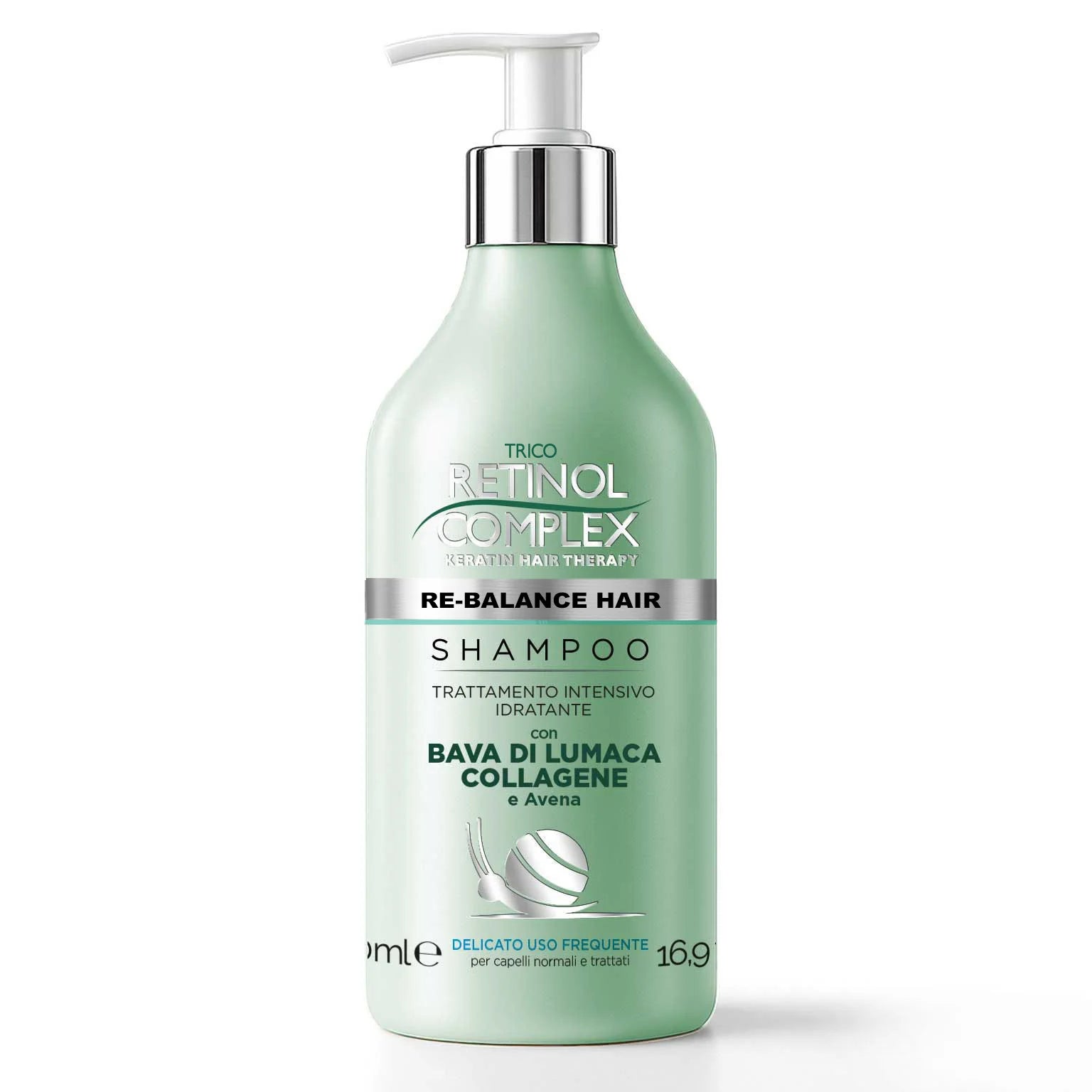 RETINOL COMPLEX SHAMPOO IDRATANTE CON BAVA DI LUMACA COLLAGENE 500ML