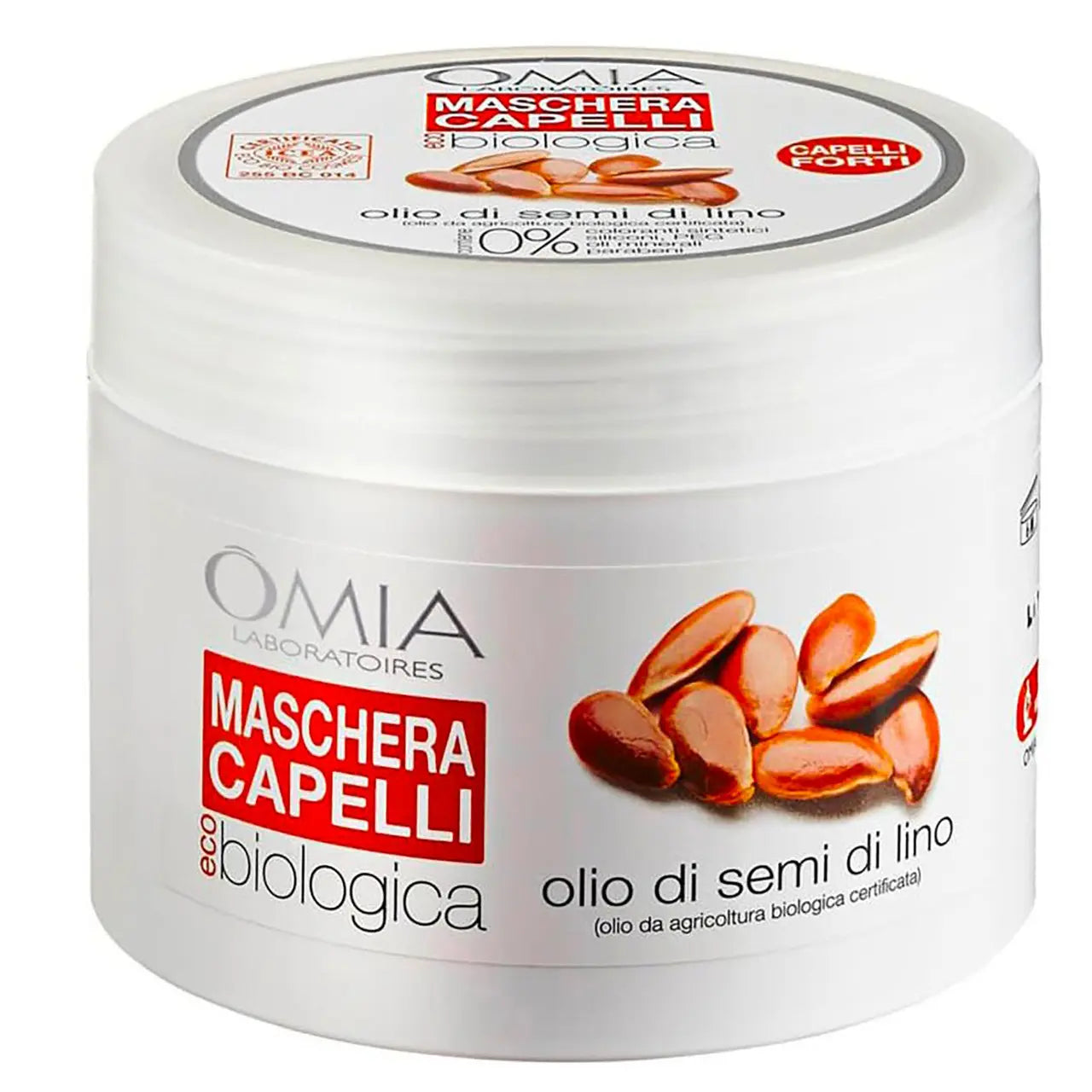 OMIA MASCHERA CAPELLI OLIO DI SEMI DI LINO 250ML