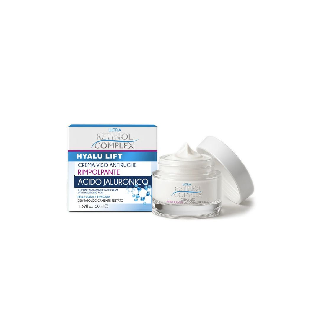 RETINOL COMPLEX CREMA VISO RIMPOLPANTE ALL’ACIDO JALURONICO 50ML
