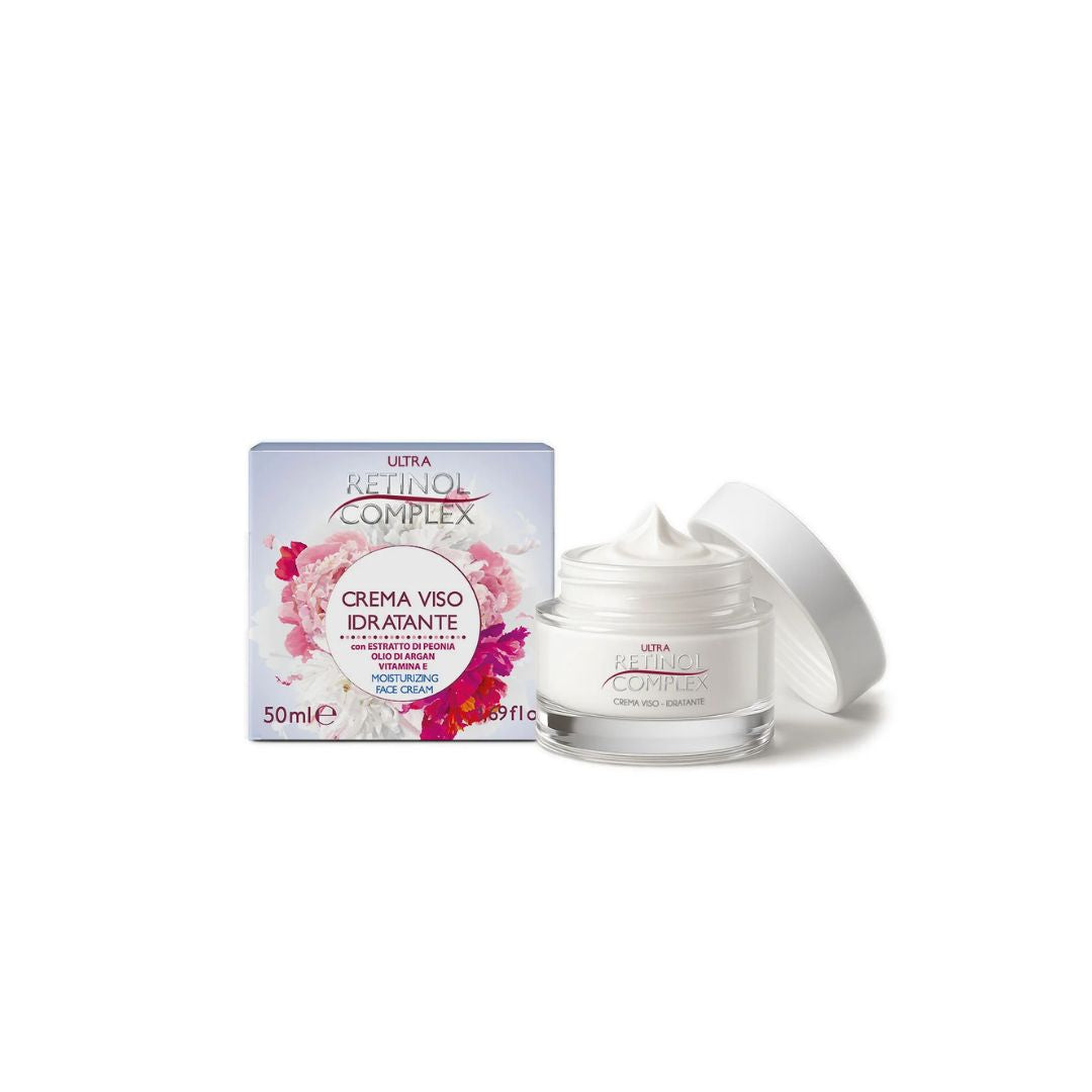 RETINOL COMPLEX CREMA VISO IDRATANTE PELLI GIOVANI CON ESTRATTO DI PEONIA 50ML