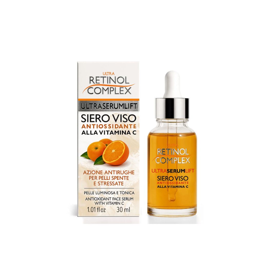 RETINOL COMPLEX SIERO VISO ANTIOSSIDANTE ALLA VITAMINA C 30ML