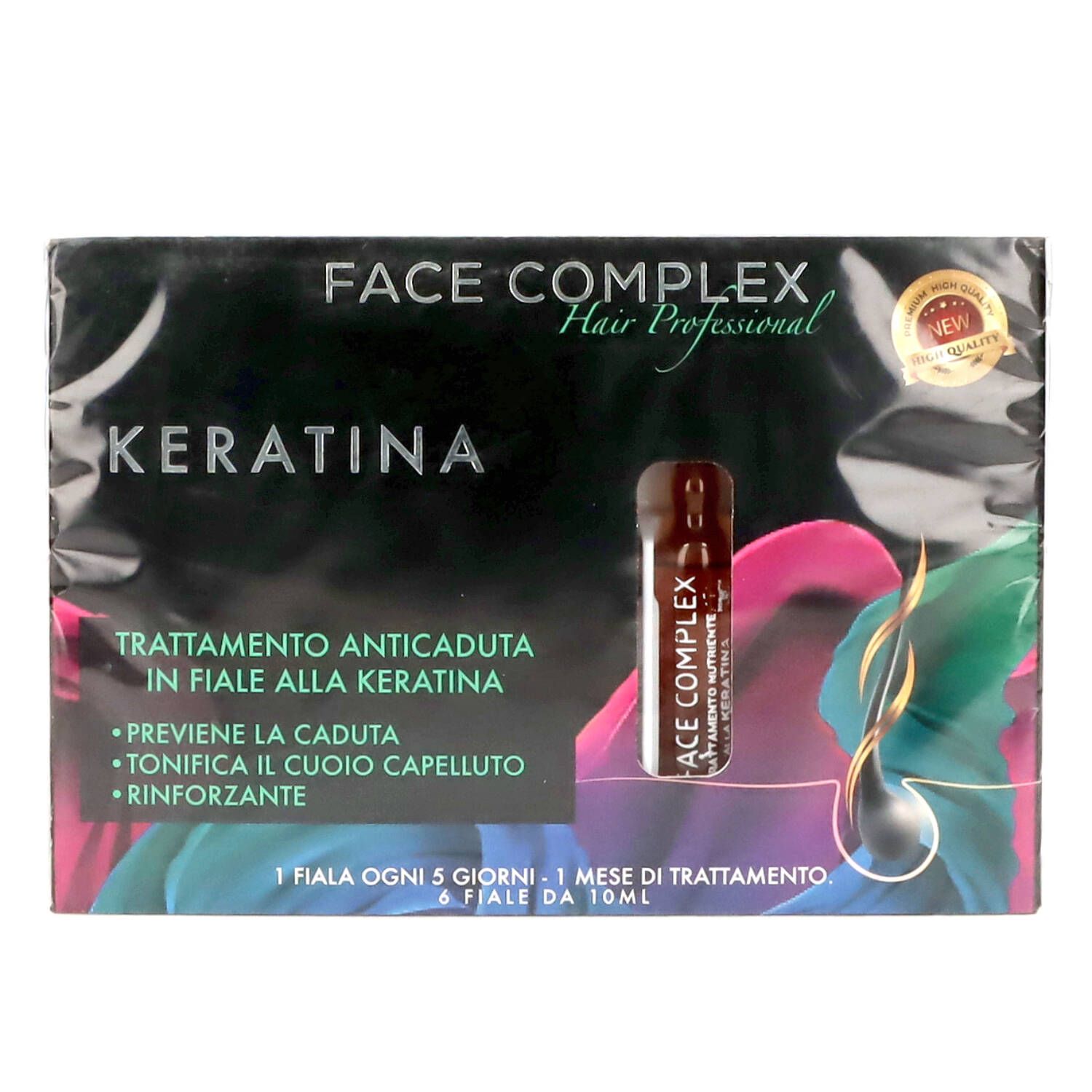 FACE COMPLEX TRATTAMENTO ANTICADUTA IN FIALE ALLA KERATINA 6x10ML