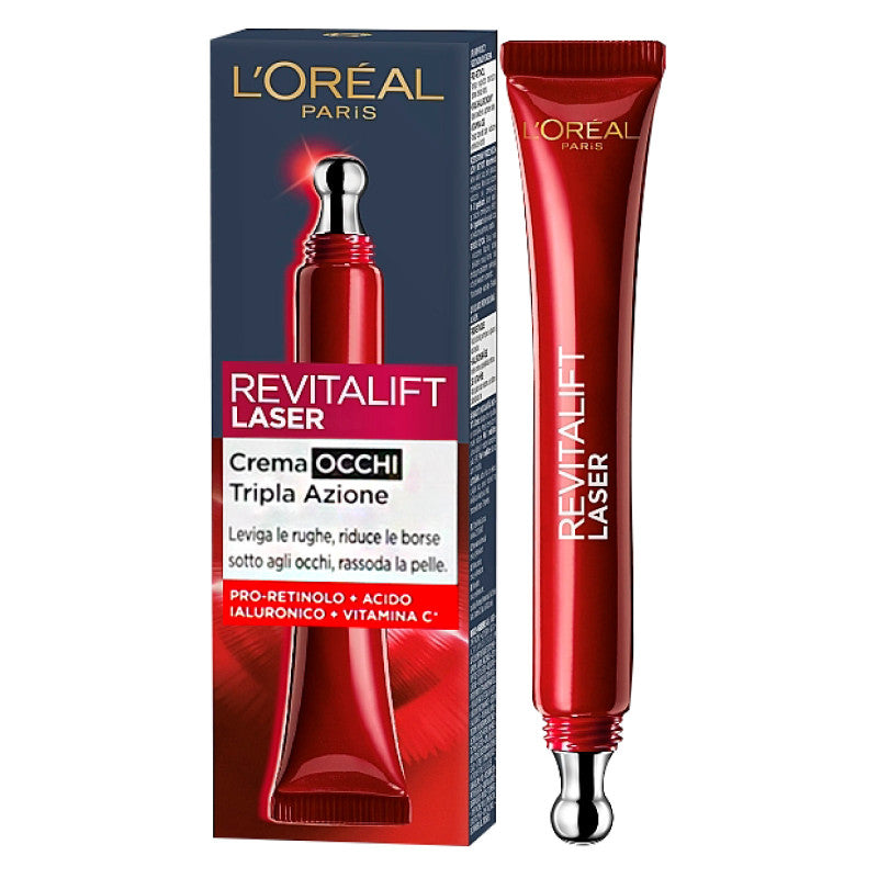 L'OREAL REVITALIFT LASER CREMA OCCHI TRIPLA AZIONE 15ML