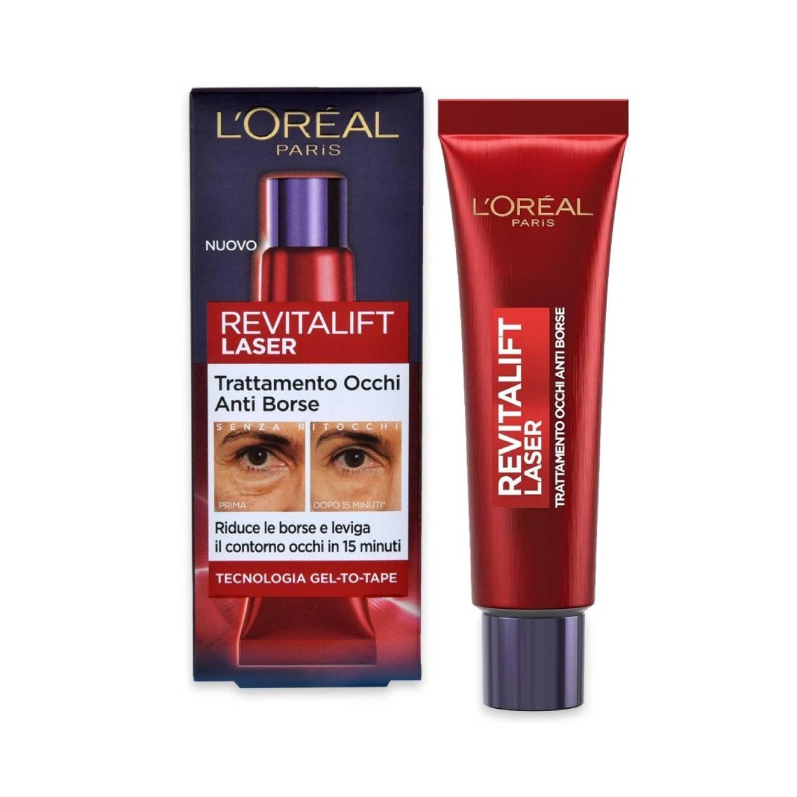 L'OREAL REVITALIFT LASER TRATTAMENTO OCCHI ANTI BORSE 15ML